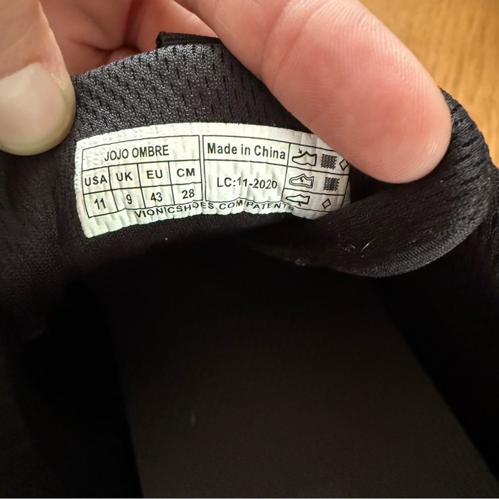 Vionic comfort walking Black Sneakers size 11 - Picture 3 of 5